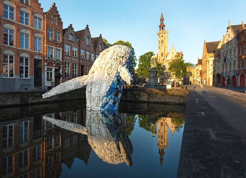 5噸海洋垃圾做成的“鯨魚(yú)”雕塑，環(huán)保與藝術(shù)的完美結(jié)合（組圖）