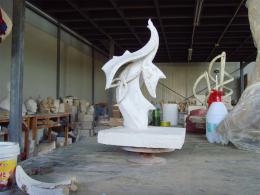 hj1748 不銹鋼雕塑—凌空之剪 小稿_青島國際服裝城不銹鋼雕塑、石雕、玻璃鋼雕塑_濱州宏景雕塑有限公司